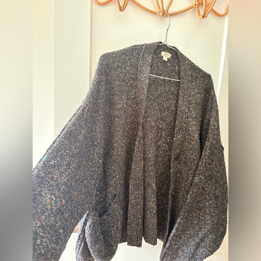Wilfred Speckled Gray Knit Sweater